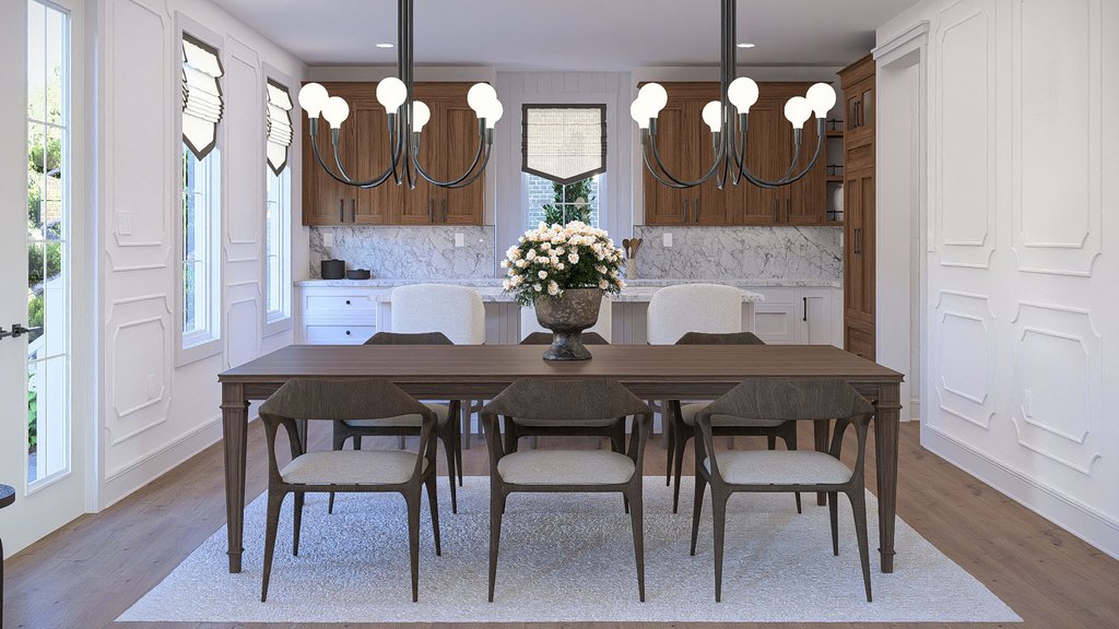 Interior - Dining Room 1 for Victorian House Plan #455-776 - 4 bed, 2.5 bath