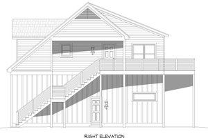 Exterior - Other Elevation 1 for Barndominium House Plan #932-443 - 6 bed, 5 bath