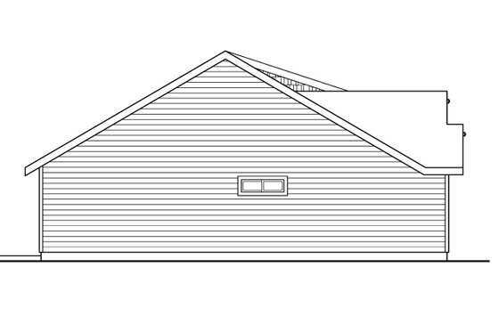 Exterior - Other Elevation for Craftsman House Plan #124-695 - 3 bed, 2 bath