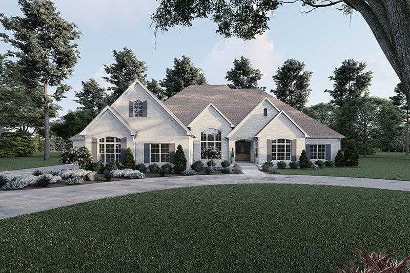 Dream House Plan - European Exterior - Front Elevation Plan #923-224
