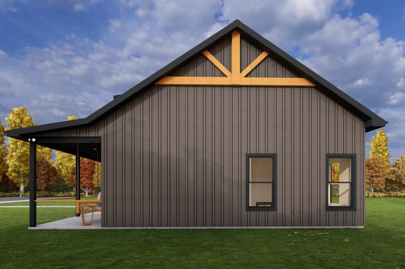 Dream House Plan - Exterior - Other Elevation 1 for Farmhouse House Plan #1127-15 - 2 bed, 2 bath