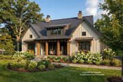 Farmhouse Style House Plan - 3 Beds 2.5 Baths 2467 Sq/Ft Plan #51-1152 Exterior 