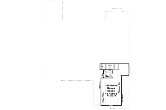 Floor Plan - Other Floor for Traditional House Plan #21-317 - 4 bed, 2 bath