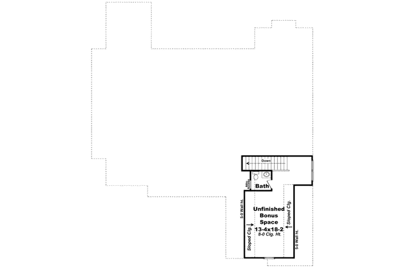 Home Plan - Floor Plan - Other Floor for Traditional House Plan #21-317 - 4 bed, 2 bath