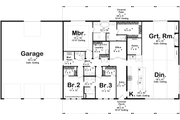 Barndominium Style House Plan - 3 Beds 2.5 Baths 2733 Sq/Ft Plan #455-329 