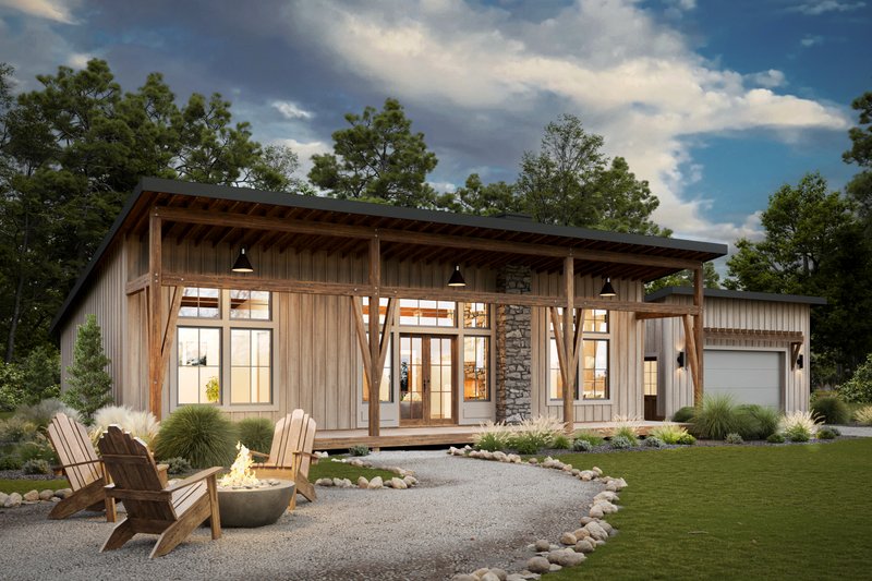 Home Plan - Cottage Exterior - Front Elevation Plan #1114-57