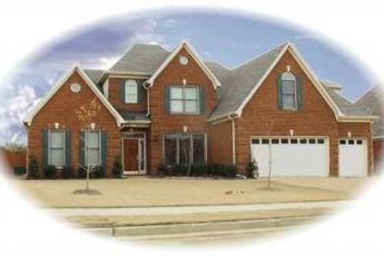 Exterior - Front Elevation for European House Plan #81-1118 - 4 bed, 3.5 bath