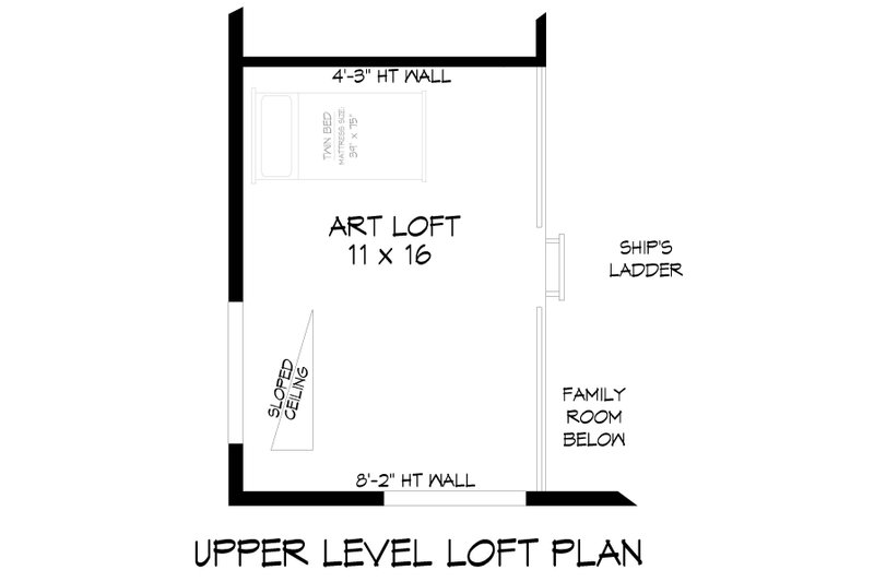 Architectural House Design - Floor Plan - Other Floor for Modern House Plan #932-575 - 3 bed, 2 bath