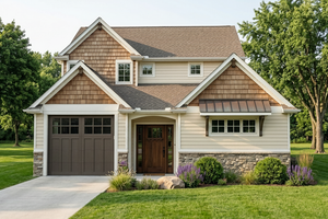 House Blueprint - Exterior - Front Elevation for Cottage House Plan #1064-108 - 3 bed, 2.5 bath