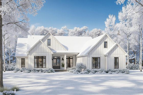 Exterior - Front Elevation 9 for Farmhouse House Plan #430-413 - 4 bed, 3.5 bath