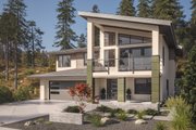 Contemporary Style House Plan - 3 Beds 4 Baths 2983 Sq/Ft Plan #1100-60 