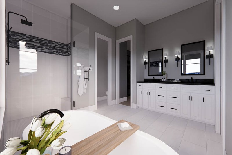 Home Plan - Interior - Master Bathroom for Farmhouse House Plan #51-1220 - 5 bed, 4.5 bath