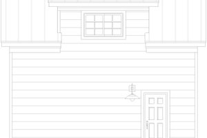 Exterior - Other Elevation for Southern House Plan #932-1071, 0 bath