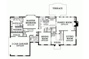 Colonial Style House Plan - 4 Beds 4 Baths 3664 Sq/Ft Plan #137-155 