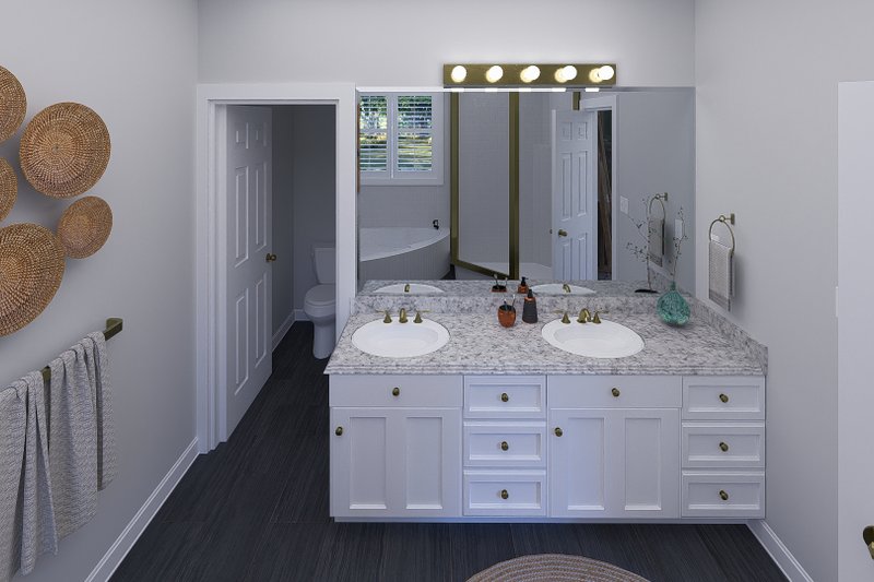 Home Plan - Interior - Master Bathroom 1 for Country House Plan #1060-349 - 3 bed, 2.5 bath