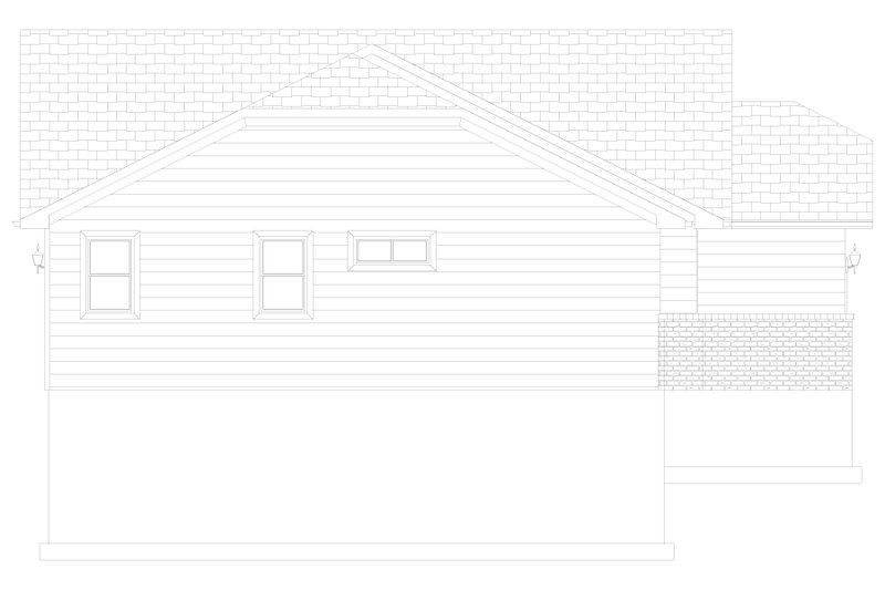 House Blueprint - Exterior - Other Elevation for Craftsman House Plan #1060-467 - 3 bed, 2.5 bath