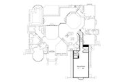 European Style House Plan - 6 Beds 5 Baths 4124 Sq/Ft Plan #417-419 
