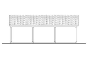 Exterior - Other Elevation for Traditional House Plan #124-1156, 0 bath
