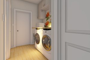 Interior - Laundry 1 for Farmhouse House Plan #126-258 - 2 bed, 2 bath