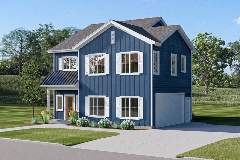 Architectural House Design - Exterior - Other Elevation for Farmhouse House Plan #455-788 - 3 bed, 2.5 bath