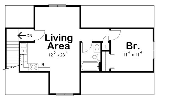 Dream House Plan - Traditional Floor Plan - Upper Floor Plan #20-2309