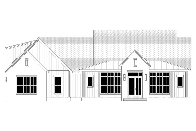 Architectural House Design - Exterior - Front Elevation 14 for Farmhouse House Plan #430-423 - 4 bed, 3.5 bath