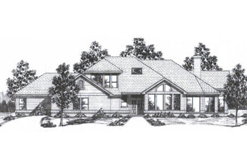 Traditional Style House Plan - 3 Beds 3.5 Baths 3408 Sq/Ft Plan #52-224