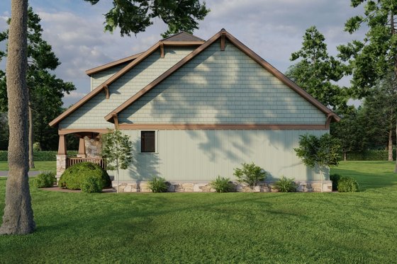 Exterior - Other Elevation 1 for European House Plan #17-2220 - 2 bed, 2 bath