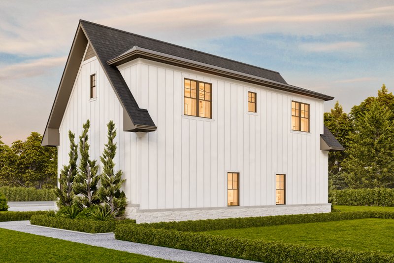 Home Plan - Exterior - Front Elevation 4 for Farmhouse House Plan #119-455 - 1 bed, 1 bath