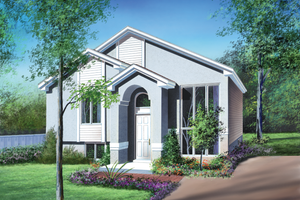 Traditional Exterior - Front Elevation Plan #25-1212