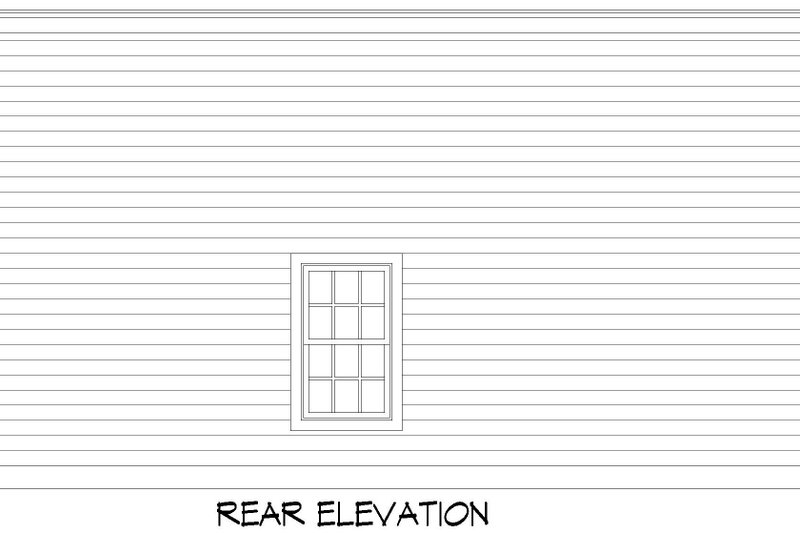 Dream House Plan - Exterior - Rear Elevation for Contemporary House Plan #932-1091, 0 bath