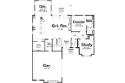 Traditional Style House Plan - 5 Beds 3.5 Baths 4139 Sq/Ft Plan #455-557 