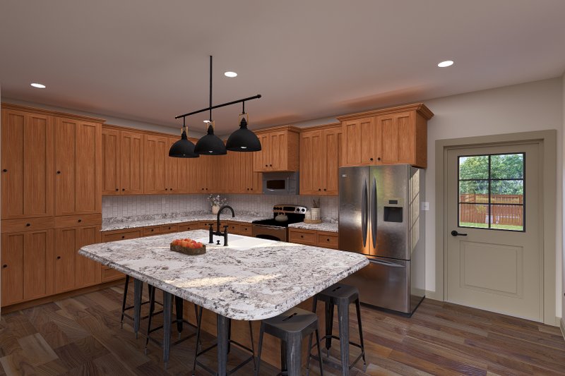 Architectural House Design - Interior - Kitchen 3 for Ranch House Plan #1060-386 - 2 bed, 2 bath