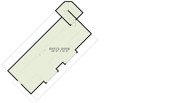 House Blueprint - Traditional Floor Plan - Upper Floor Plan #17-2385