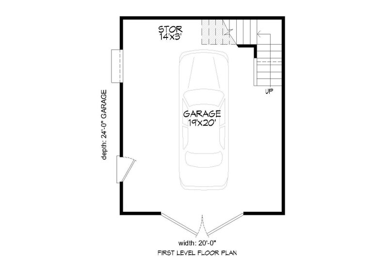 House Blueprint - Floor Plan - Main Floor for Country House Plan #932-230, 0 bath