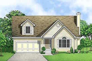 Traditional Exterior - Front Elevation Plan #67-466