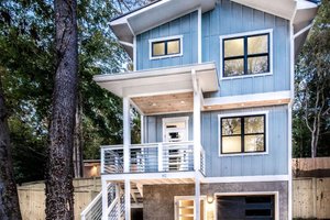 Modern Exterior - Front Elevation Plan #79-291