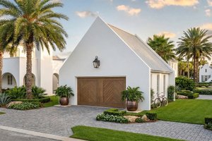 Home Plan - Exterior - Front Elevation for Beach House Plan #455-753, 0 bath