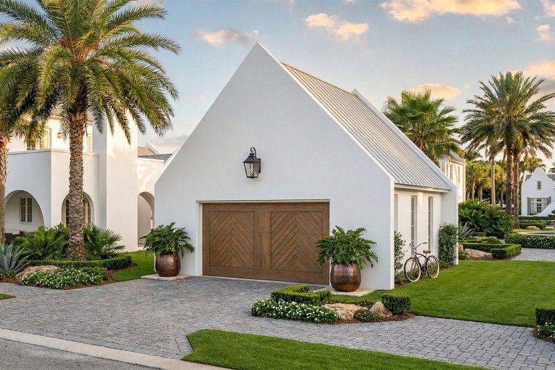 Home Plan - Exterior - Front Elevation 2 for Beach House Plan #455-753, 0 bath