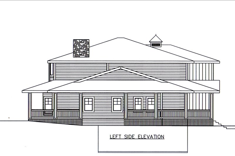 Dream House Plan - Exterior - Other Elevation for Farmhouse House Plan #117-1114 - 4 bed, 5 bath