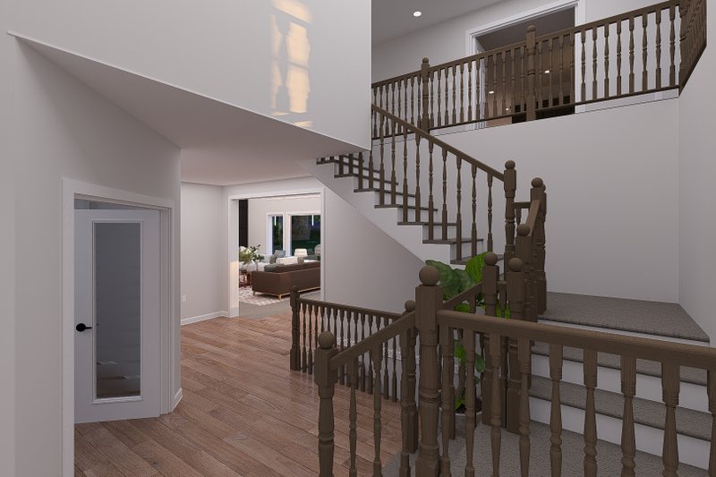 Dream House Plan - Interior - Entry 2 for Traditional House Plan #1060-344 - 4 bed, 2.5 bath