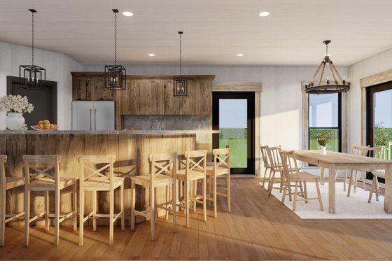 Interior - Kitchen for Craftsman House Plan #923-81 - 3 bed, 2 bath