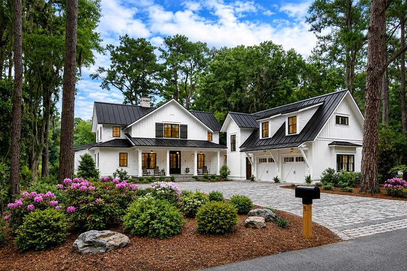 House Design - Exterior - Front Elevation 2 for Farmhouse House Plan #928-412 - 3 bed, 3.5 bath