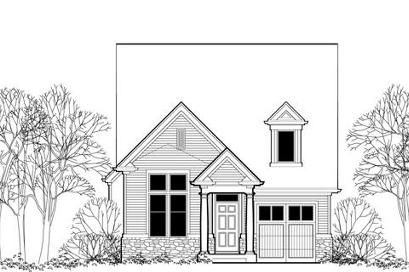 Dream House Plan - Exterior - Front Elevation 3 for Cottage House Plan #48-488 - 3 bed, 2.5 bath