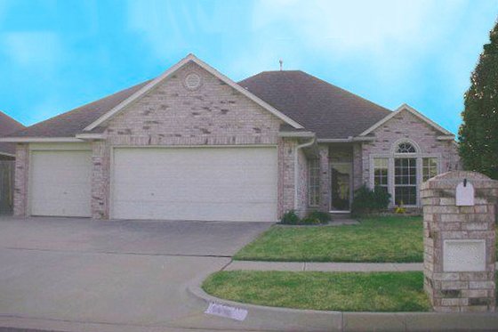 Exterior - Front Elevation 3 for Traditional House Plan #65-160 - 4 bed, 2 bath