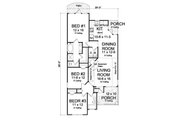 Craftsman Style House Plan - 3 Beds 2 Baths 1381 Sq/Ft Plan #513-2074 