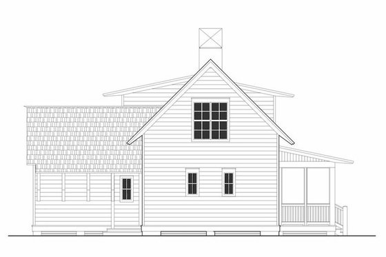 Exterior - Other Elevation 1 for Cottage House Plan #443-11 - 3 bed, 2.5 bath