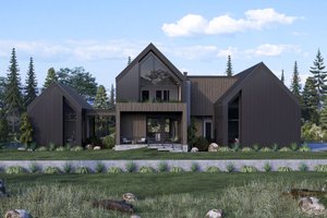 Dream House Plan - Beach Exterior - Front Elevation Plan #455-698