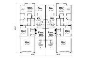 Modern Style House Plan - 3 Beds 2.5 Baths 2045 Sq/Ft Plan #20-2550 