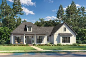 Exterior - Front Elevation 3 for Farmhouse House Plan #430-392 - 3 bed, 2.5 bath